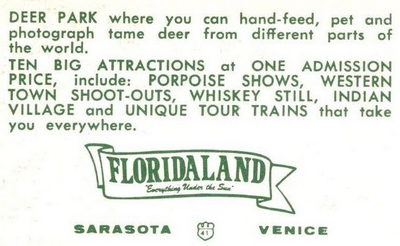 Floridaland - Postcard Back